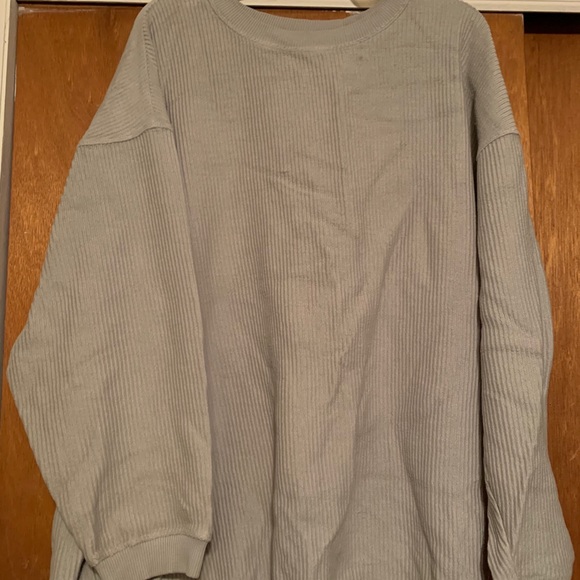 Love Corded Oversized Sweatshirt 